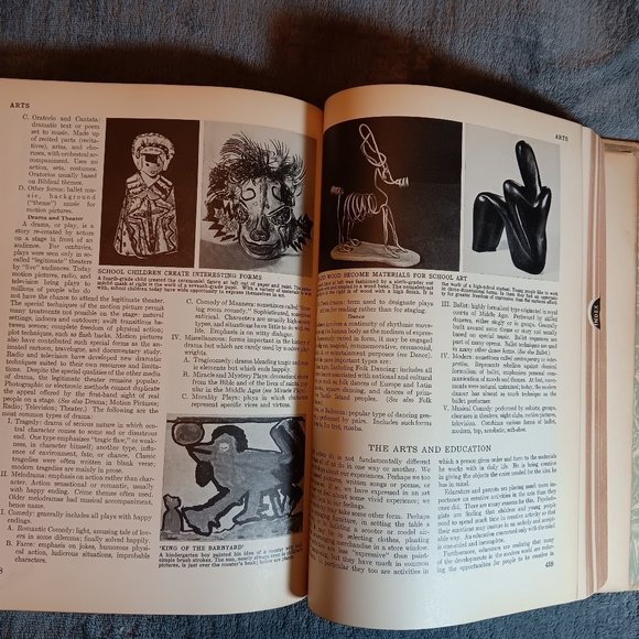 1958 Encyclopedia A Vintage Academia Ephemera Book Astronomy Arctic Archeology - Picture 12 of 16